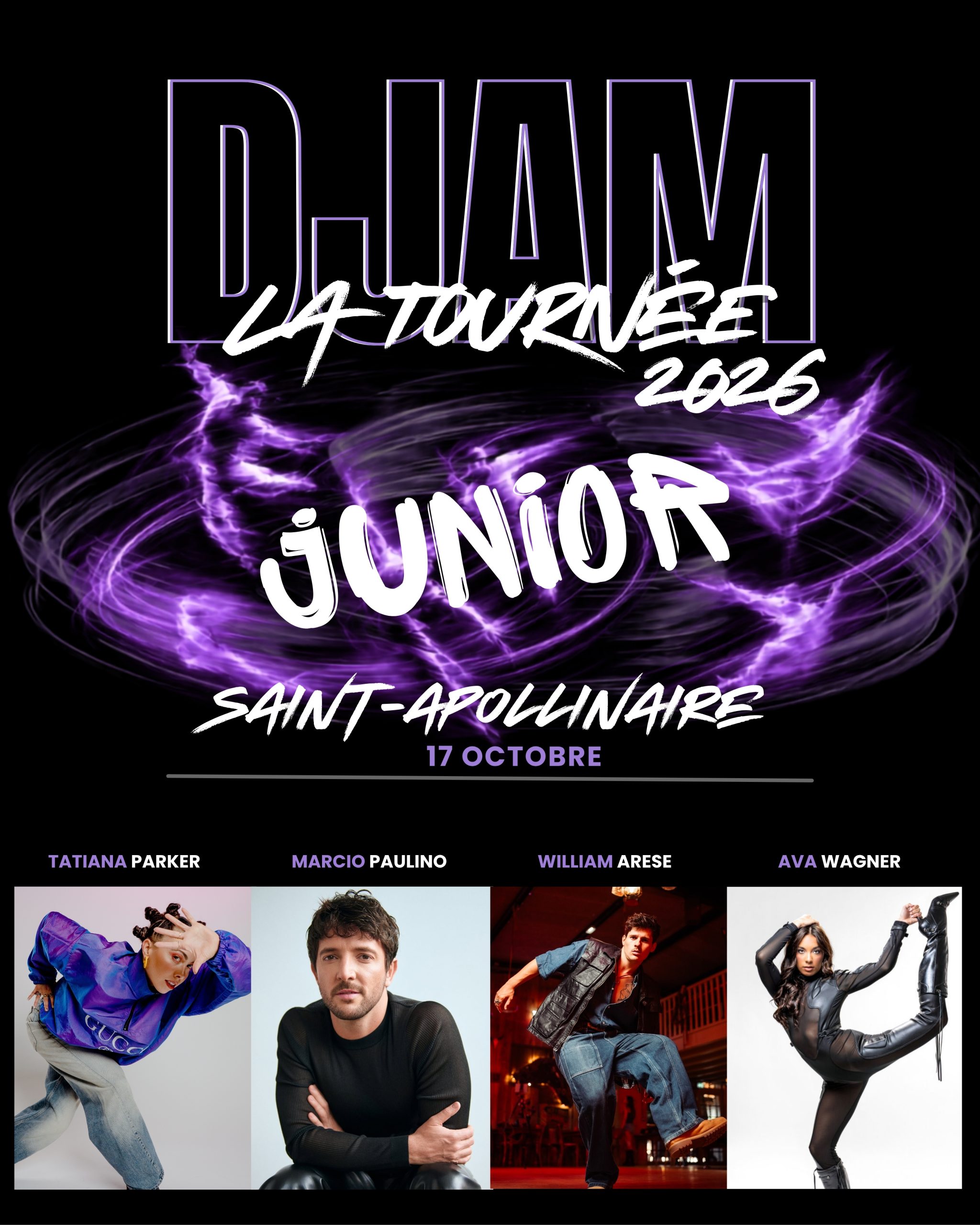 Affiche DJAM Junior Saint-Apollinaire