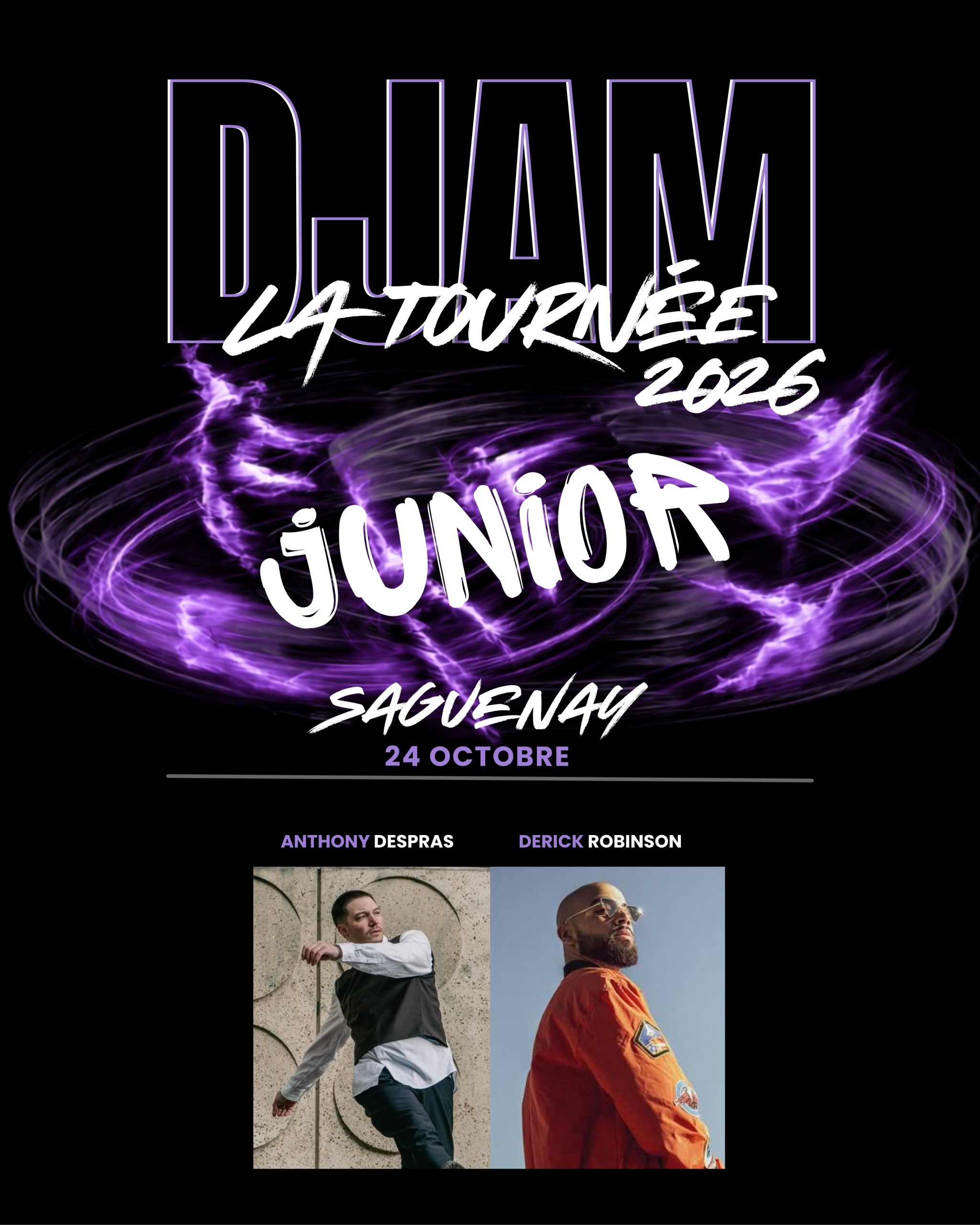 Affiche DJAM Junior Saguenay